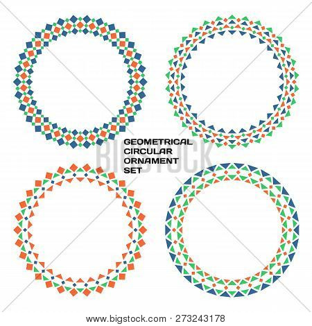 Geometrical Circular Ornament Pattern. For Your Perfect Elegant Design.
