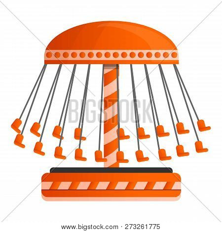 Carrousel Icon. Cartoon Of Carrousel Vector Icon For Web Design Isolated On White Background