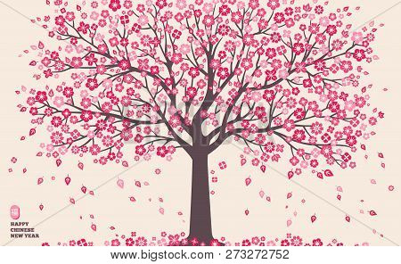 Cherry Blossom Vector Photo Free Trial Bigstock