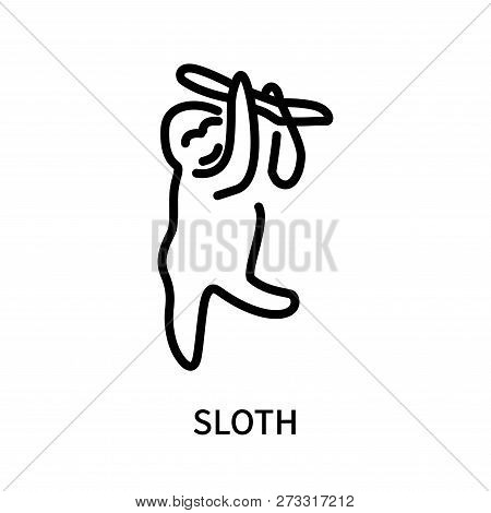 Sloth Icon Isolated On White Background. Sloth Icon Simple Sign. Sloth Icon Trendy And Modern Symbol