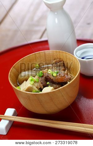 Gyusuji Nikomi ( stewed beef tendon ), Japanese food