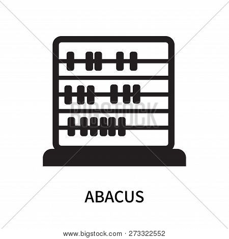 Abacus Icon Isolated On White Background. Abacus Icon Simple Sign. Abacus Icon Trendy And Modern Sym