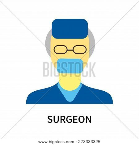 Surgeon Icon Isolated On White Background. Surgeon Icon Simple Sign. Surgeon Icon Trendy And Modern 