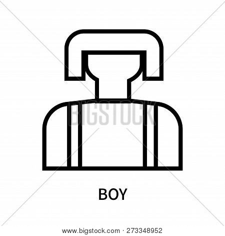 Boy Icon Isolated On White Background. Boy Icon Simple Sign. Boy Icon Trendy And Modern Symbol For G