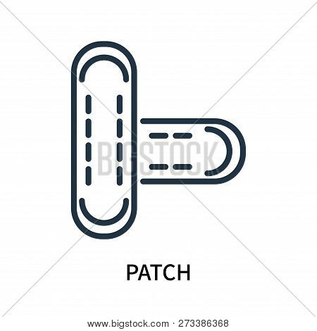 Patch Icon Isolated On White Background. Patch Icon Simple Sign. Patch Icon Trendy And Modern Symbol