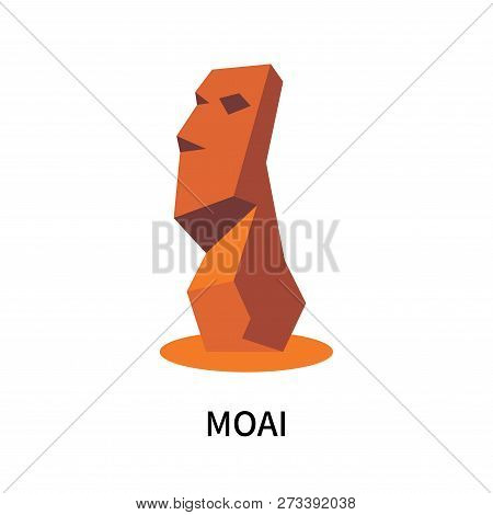 Moai Icon Isolated On White Background. Moai Icon Simple Sign. Moai Icon Trendy And Modern Symbol Fo