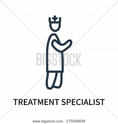 Treatment Specialist Icon Isolated On White Background. Treatment Specialist Icon Simple Sign. Treat