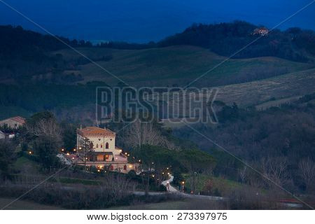 Casale Marittimo, Pisa, Tuscany - Landscape, Hills Of Val Di Cecina, Italy