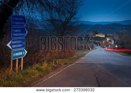 Casale Marittimo, Pisa, Tuscany - Landscape, Hills Of Val Di Cecina, Italy
