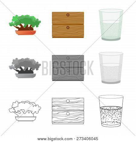 Vector Illustration Of Dreams And Night Symbol. Set Of Dreams And Bedroom Vector Icon For Stock.