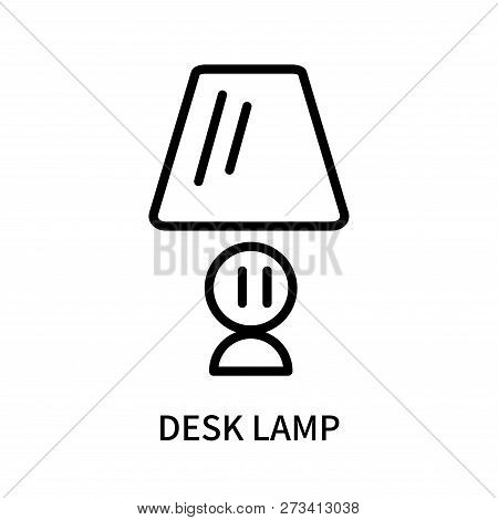 Desk Lamp Icon Isolated On White Background. Desk Lamp Icon Simple Sign. Desk Lamp Icon Trendy And M