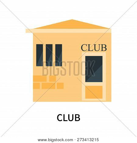 Club Icon Isolated On White Background. Club Icon Simple Sign. Club Icon Trendy And Modern Symbol Fo