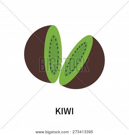 Kiwi Icon Isolated On White Background. Kiwi Icon Simple Sign. Kiwi Icon Trendy And Modern Symbol Fo