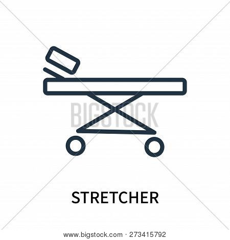 Stretcher Icon Isolated On White Background. Stretcher Icon Simple Sign. Stretcher Icon Trendy And M