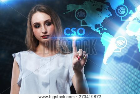 The Concept Of Business, Technology, The Internet And The Network. A Young Entrepreneur Working On A