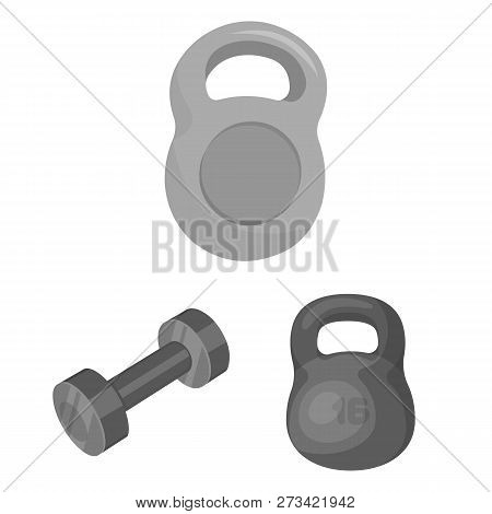 Vector Design Of Weight And Lifting Icon. Collection Of Weight And Exercise Stock Vector Illustratio