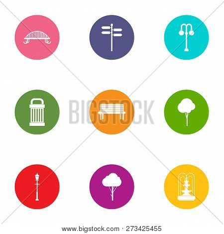 Undergrowth Icons Set. Flat Set Of 9 Undergrowth Icons For Web Isolated On White Background