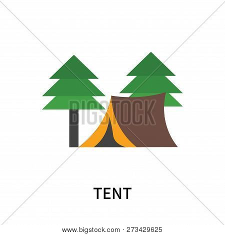 Tent Icon Isolated On White Background. Tent Icon Simple Sign. Tent Icon Trendy And Modern Symbol Fo
