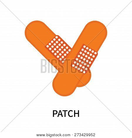 Patch Icon Isolated On White Background. Patch Icon Simple Sign. Patch Icon Trendy And Modern Symbol