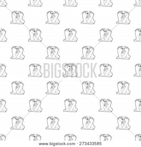 Dead Body Pattern Seamless Repeating For Any Web Design