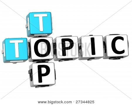 3D Top-Thema-KreuzwortrÃ¤tsel