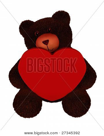 Valentin Tan Bear with copyspace