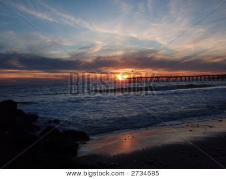 Ventura Pier Sonnenuntergang