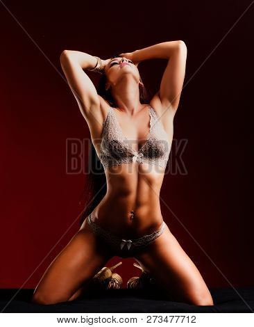 Enjoyment. Enjoing Sexy Woman. She Need To Live With Passion. Sexy Womens Body In Lingerie. Lingerie