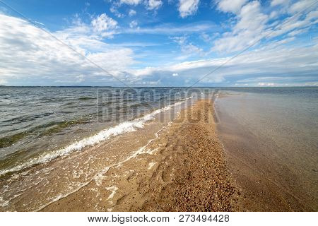 Landscape With A Promontory, Sea And Blue Sky