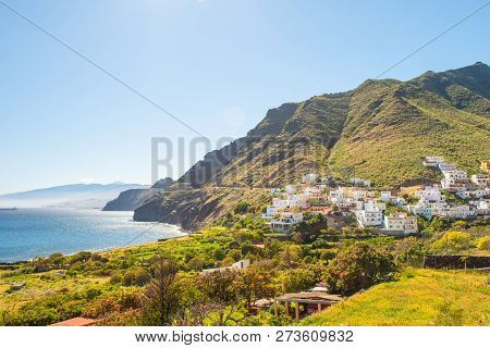 Beautiful View Igueste De San Andres Small Village On Tenerife Canary Islands, Spain