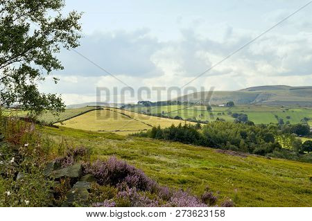 A View Of The Hills Above Glossop In The Peak District National Park