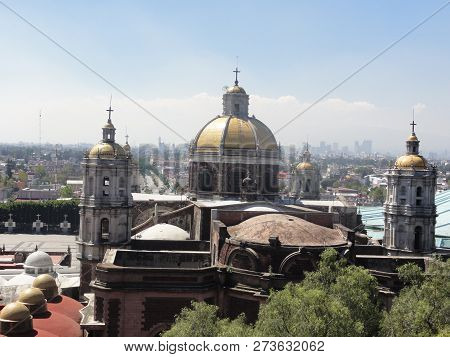 Basilica Our-lady-of-guadalupe - Mexico. The Basilica Our-lady-of-guadalupe Is A Catholic Basilica D