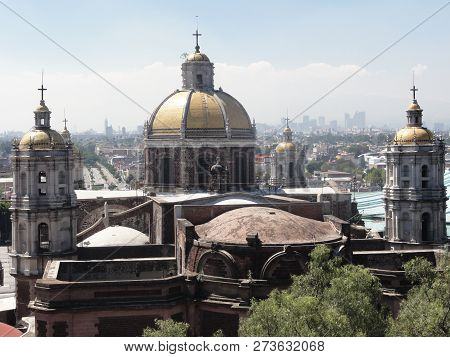 Basilica Our-lady-of-guadalupe - Mexico. The Basilica Our-lady-of-guadalupe Is A Catholic Basilica D