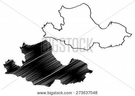 Samsun (provinces Of The Republic Of Turkey) Map Vector Illustration, Scribble Sketch Samsun Ili Map