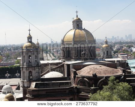 Basilica Our-lady-of-guadalupe - Mexico. The Basilica Our-lady-of-guadalupe Is A Catholic Basilica D
