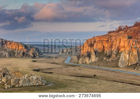 Geological Reservation Cheile Dobrogei Located In Constanta County Romania