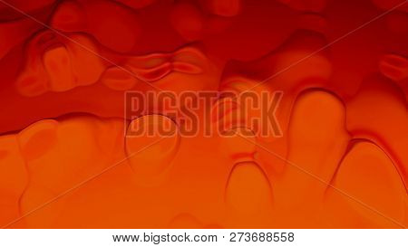 Close Up Of Boiling Water Surface With Bubbles, Computer Generated Modern Abstract Background, 3d Re