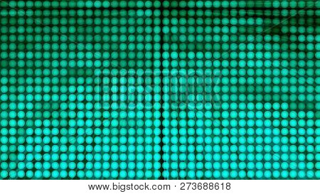 Many Rows Of Balls Changing Color And Rays - Modern Abstraction, Computer Generated Background, 3d R