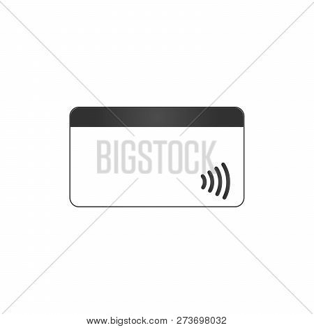 Nfc Payment. Pos Terminal Confirms Contactless Payment From Credit Card. Near Field Communication Co