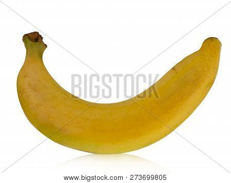 Cavendish Bananas Isolated On White Background. (this Has Clipping Path)