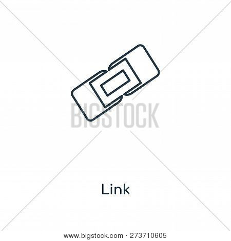 Link Icon In Trendy Design Style. Link Icon Isolated On White Background. Link Vector Icon Simple An