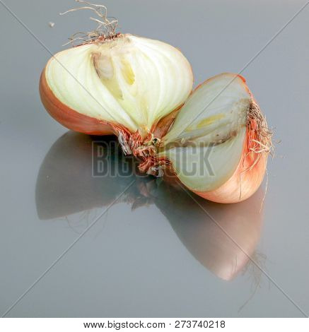 Fresh Bulbs Of Onion Color Image Stock Photos