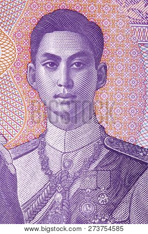 Ananda Mahidol Rama Viii Portrait From Thai Money