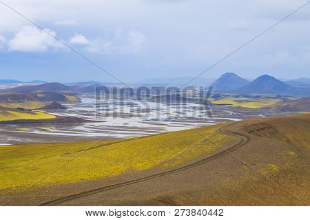 Landmannalaugar Area Landscape, Fjallabak Nature Reserve, Iceland