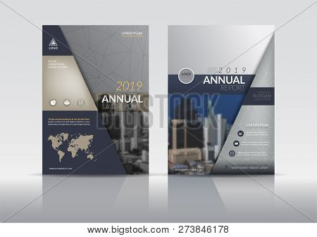 Cover Design Template, Annual Report Cover, Flyer, Presentation, Brochure. Front Page Design Layout 