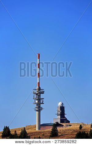 Feldberg Black Forest / Germany - 09 22 2018: Feldberg Is A Mountain Peak In The Black Forest With T