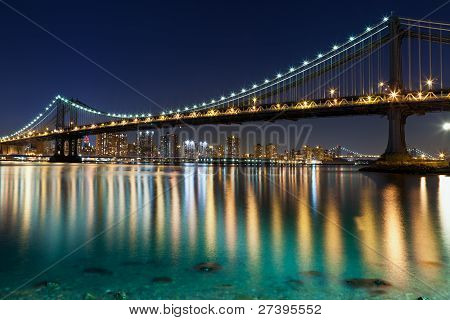 Manhattan Bridge, New York City.