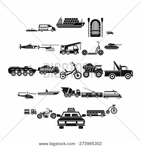 Ferriage Icons Set. Simple Set Of 25 Ferriage Vector Icons For Web Isolated On White Background