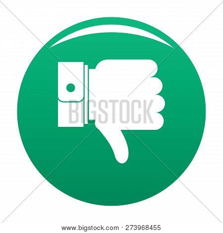 Hand Sediment Icon. Simple Illustration Of Hand Sediment Icon For Any Design Green