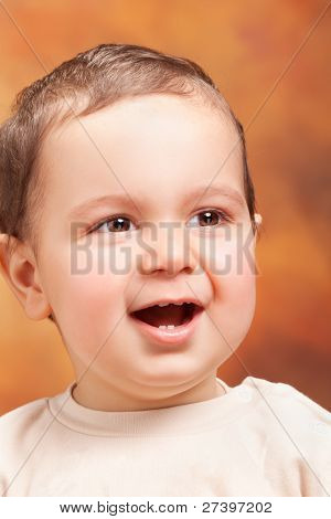 Happy baby boy
